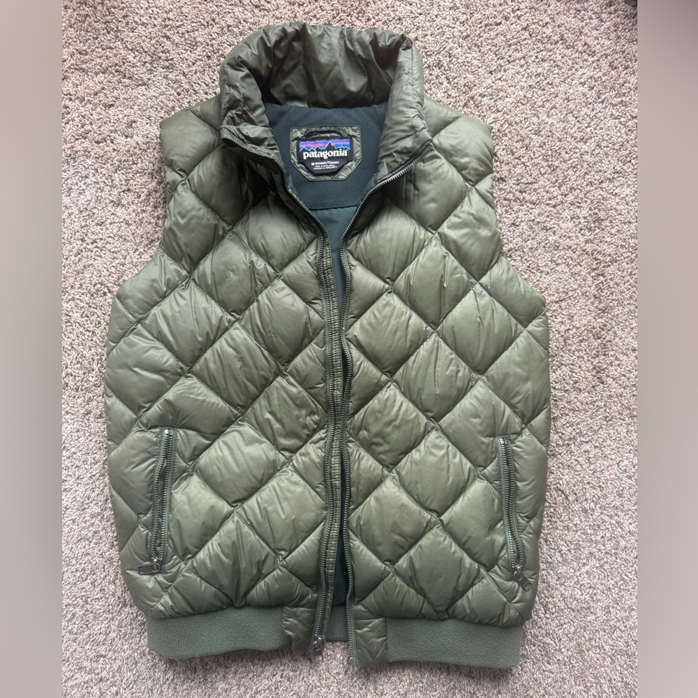 Patagonia Green Quilted Vest